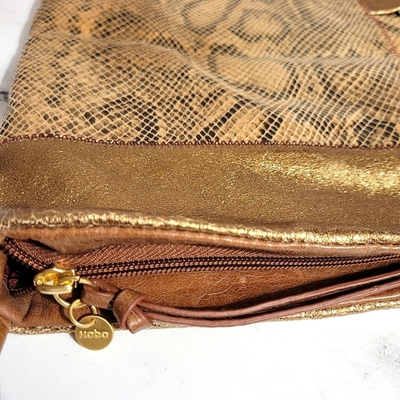 HOBO The Original Python Patchwork Extra Large Leather Shoulder Tote Bag - Picture 2 of 7